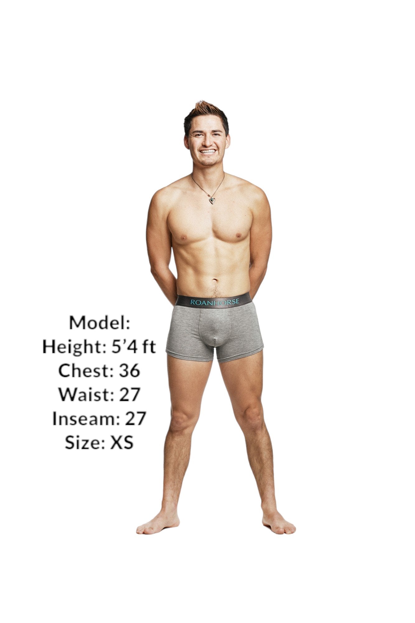 Men's Bamboo Underwear 3 Pack: Eco-Friendly Pack Grey Black and White set.