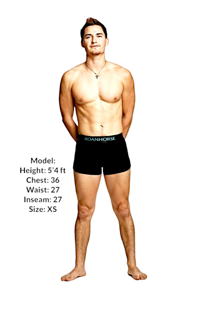 Men's Bamboo Underwear 3 Pack: Eco-Friendly Pack Grey Black and White set.